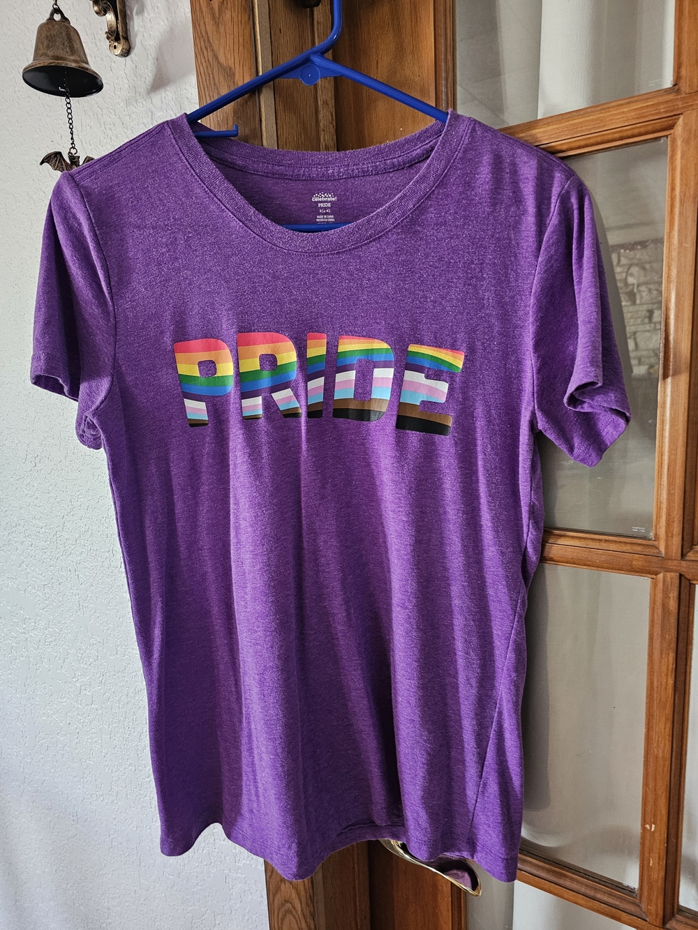 PRIDE Graphic Tee in Purple – Women’s Short Sleeve